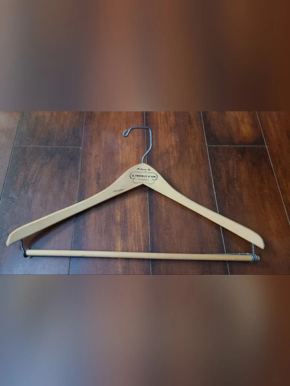 Vintage Tailored By: H. Freeman & Son Philadelphia MCM Clothes Coat Suit Hanger